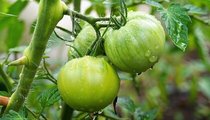 tomatoes are grown in greenhouses