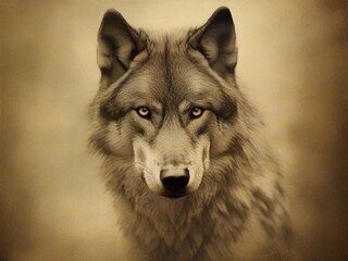 portrait of a wolf