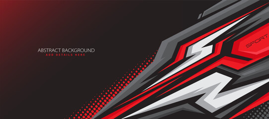 Abstract racing concept background design template. vector