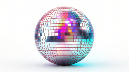 Shiny disco ball - obrazy, fototapety, plakaty