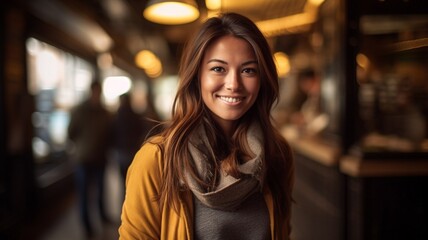 Joyful Woman with a Genuine Smile - Relaxed Lifestyle Portrait
