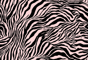 Seamless zebra texture, animal pattern, zebra skin.