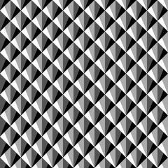 Mini interlocking triangles tessellation background. Repeated scallops. Fish scale. Seamless surface pattern design with scales. Modern japanese motif. Repeat scallop. Squama. Vector image for print.