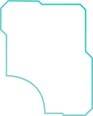 futuristic decal cyber tech label