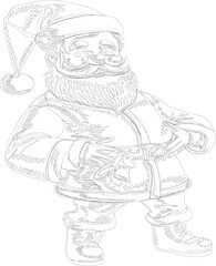 christmas santa clues sketch 