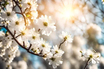 Fotobehang blossom in spring © areeba