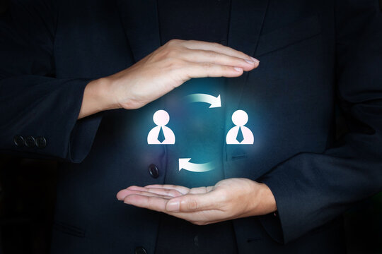 Employee turnover or employee retention concept, Job rotation in company