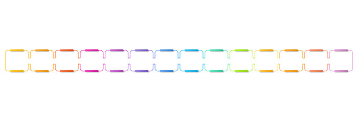 Basic infographic with 14 steps, process or options.