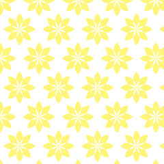 modern simple abstract yellow color flower pattern art,perfet for background,wallpaper