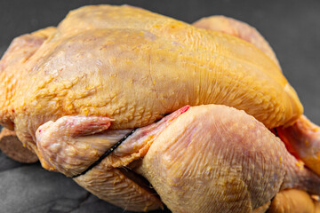 whole chicken raw meat farm product organic meat bio healthy eating cooking appetizer meal food...