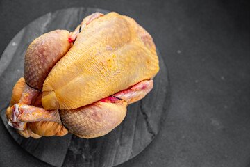 whole chicken raw meat farm product organic meat bio healthy eating cooking appetizer meal food...