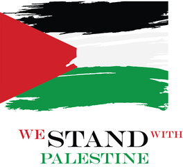 we stand with plalestine vector