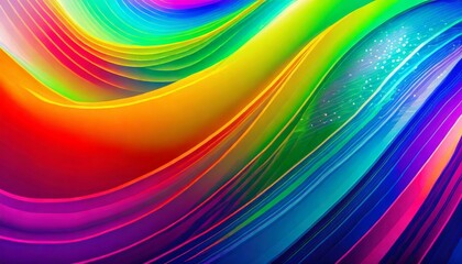 abstract gradient colorful rainbow background generative ai