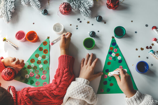 Idea for Christmas creativity with children