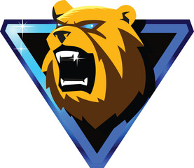 bear head logo