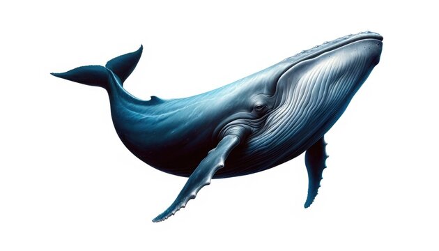 Blue Whale Illustration