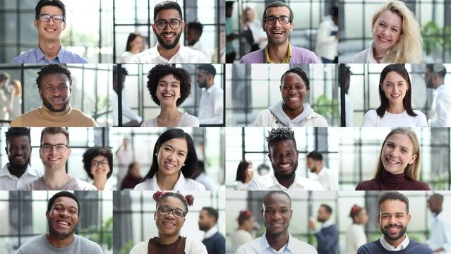 Video meeting online for office employees working remotely