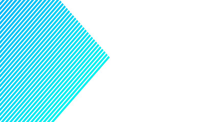 Turquoise blue striped banner background.