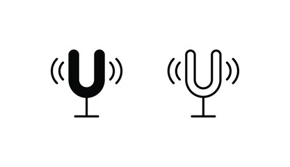 Sound icon design with white background stock illustration