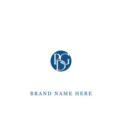 PGD logo. P G D design. White PGD letter. PGD, P G D letter logo design. Initial letter PGD linked circle uppercase monogram logo. P G D letter logo vector design. 