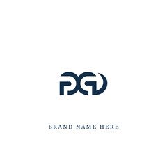 Obraz premium PGD logo. P G D design. White PGD letter. PGD, P G D letter logo design. Initial letter PGD linked circle uppercase monogram logo. P G D letter logo vector design. 