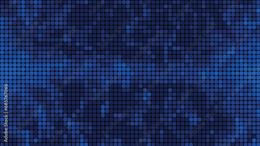 Poster blue pixel gradient background. mosaic with background color change. blue square background. wallpap