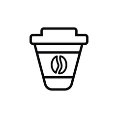 Coffe vector simple bean cafe