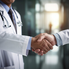 two businesssman shaking hands