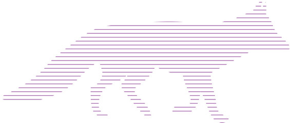 Animal Line Background Design 