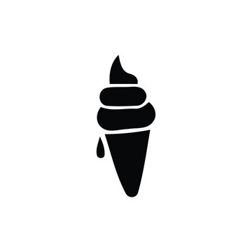Ice cream minimalist vector simple editable