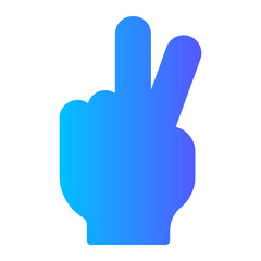 peace gradient icon