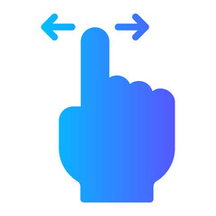 Obraz premium scroll gradient icon