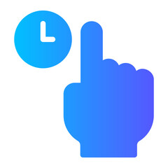 time gradient icon