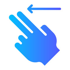 slide left gradient icon