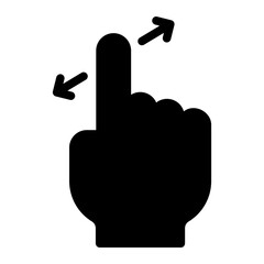 spread glyph icon