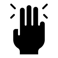 tap glyph icon