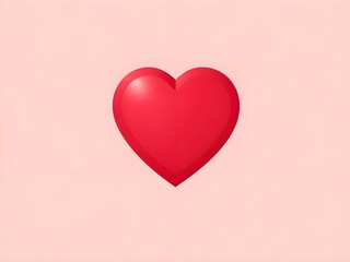 heart on pink background