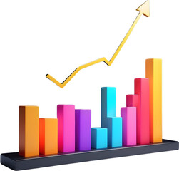 business graph showing growth trend
