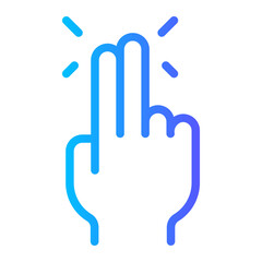 tap gradient icon