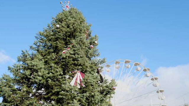Ferris wheel at the Christmas market