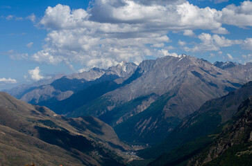 landscape in the mountains