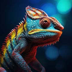 Foto op Canvas chameleon © Impete