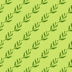 Elegant seamless leaf pattern.