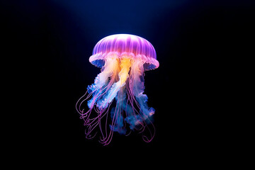 Jellyfish in the deep sea