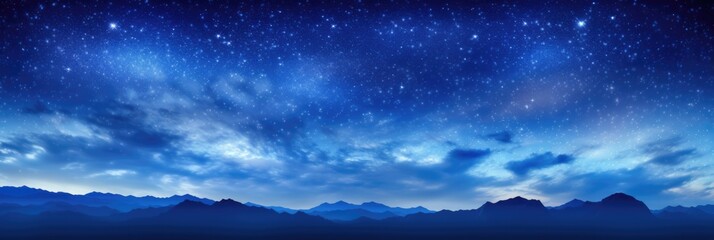 Stunning Night Sky: Milky Way Galaxy And Starry Splendor