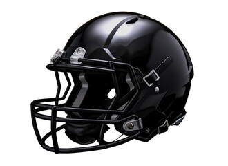 Fototapeta premium American football helmet on transparent background. Generative AI.