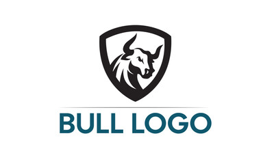 BULL simple and minimal logo