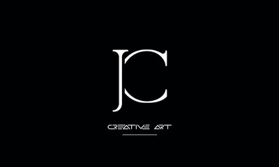 CJ, JC, C, J abstract letters logo monogram