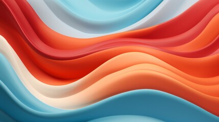 Background of multicolored colored waves