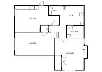 Floor plan house 3d House Floor Plan Home space